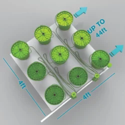 9 Planter Matrix Vanningssett - m/ 11 l Potte