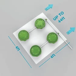 4-16 Planter Dreneringssystem