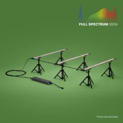 360W Fullspektrum Under-Canopy LED-Vekstlys med Osram Red – 3 x 120W