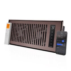 AC Infinity AIRTAP T4 Bronse ventilboostervifte sett forfra