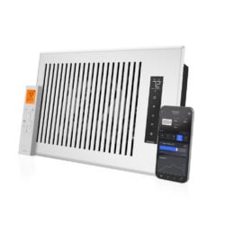 AC Infinity AIRTAP T6 Hvit ventilboostervifte sett forfra