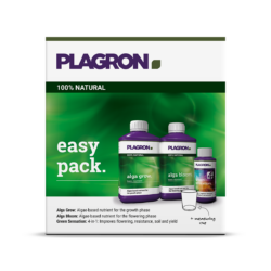 Plagron Easy Pack 100% Natural – Startpakke for Organisk Dyrking (4 planter)