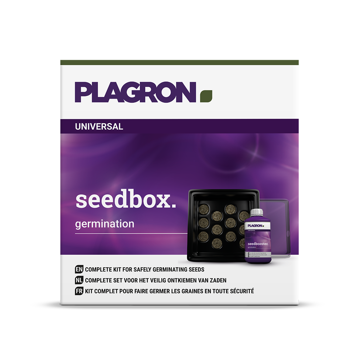 Plagron Seedbox – Komplett Spiresett med Brett og Plugger