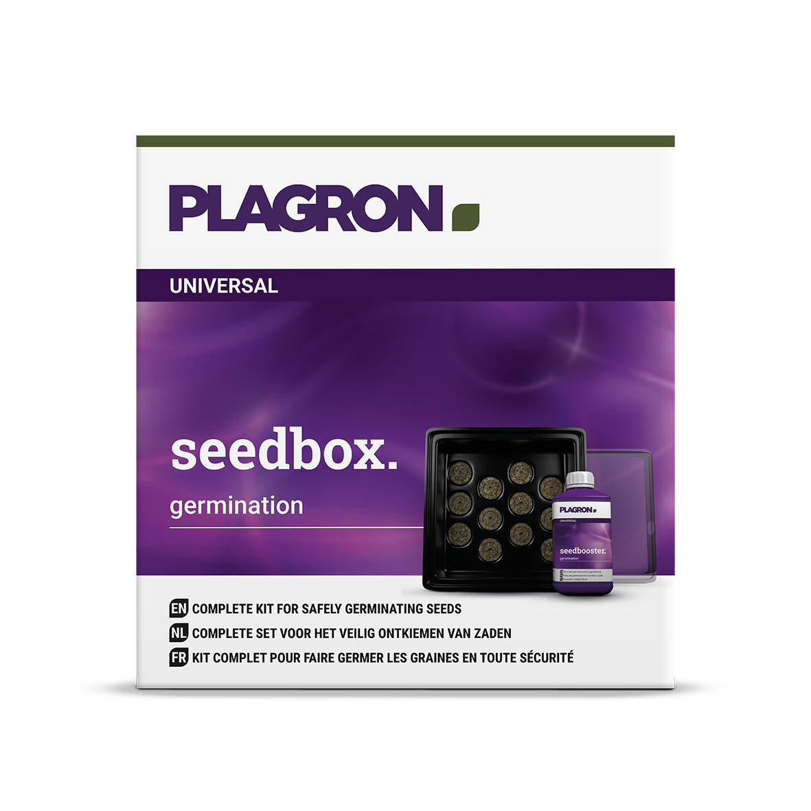 Plagron Seedbox – Komplett Spiresett med Brett og Plugger