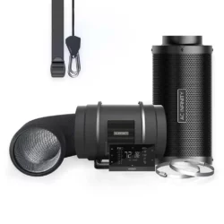 AC Infinity Ventilasjonspakke 200 mm med AI-kontroller – Vifte, Kullfilter og Slange, Controller AI+