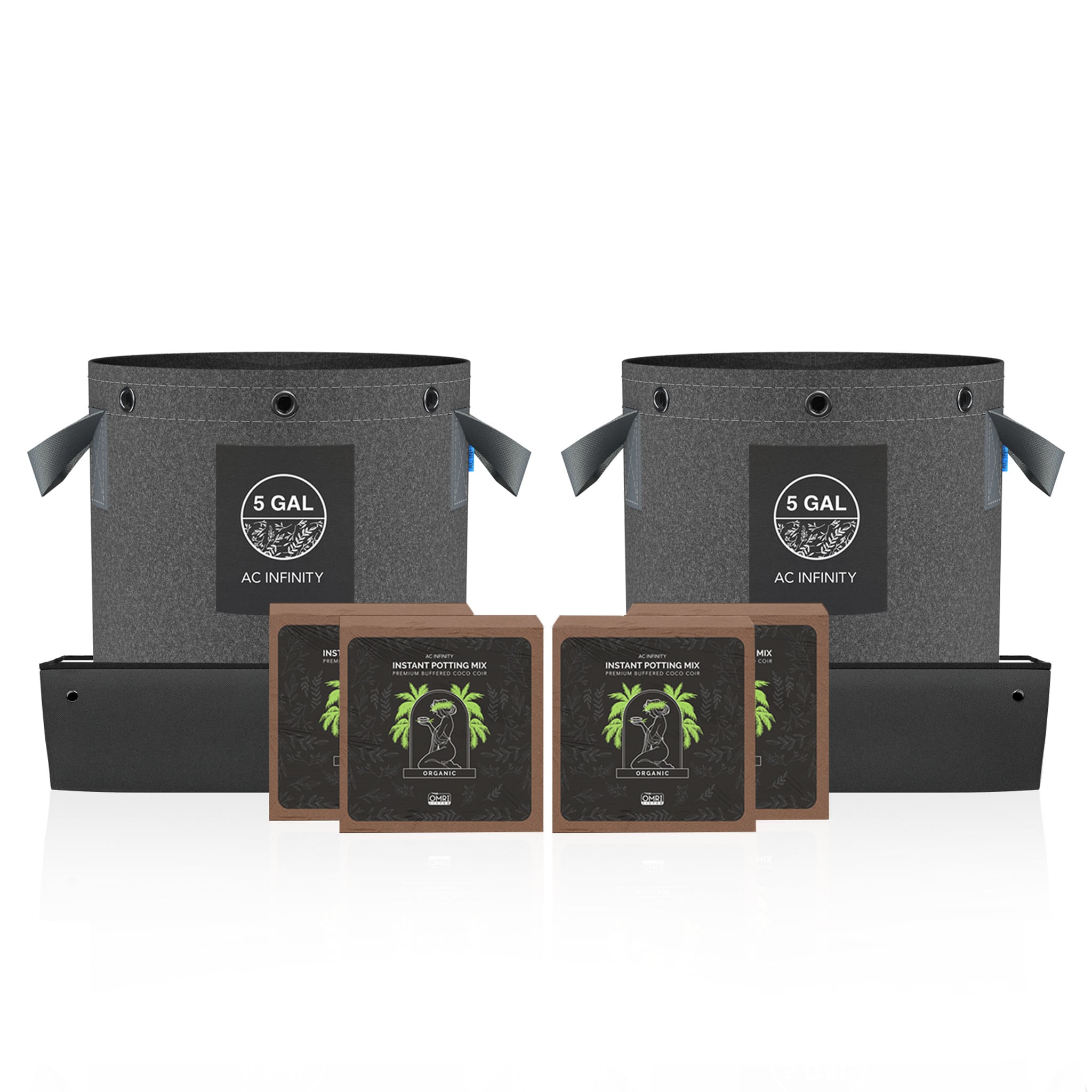 Startsett for 2 Planter – Organisk Kokosjord 45L