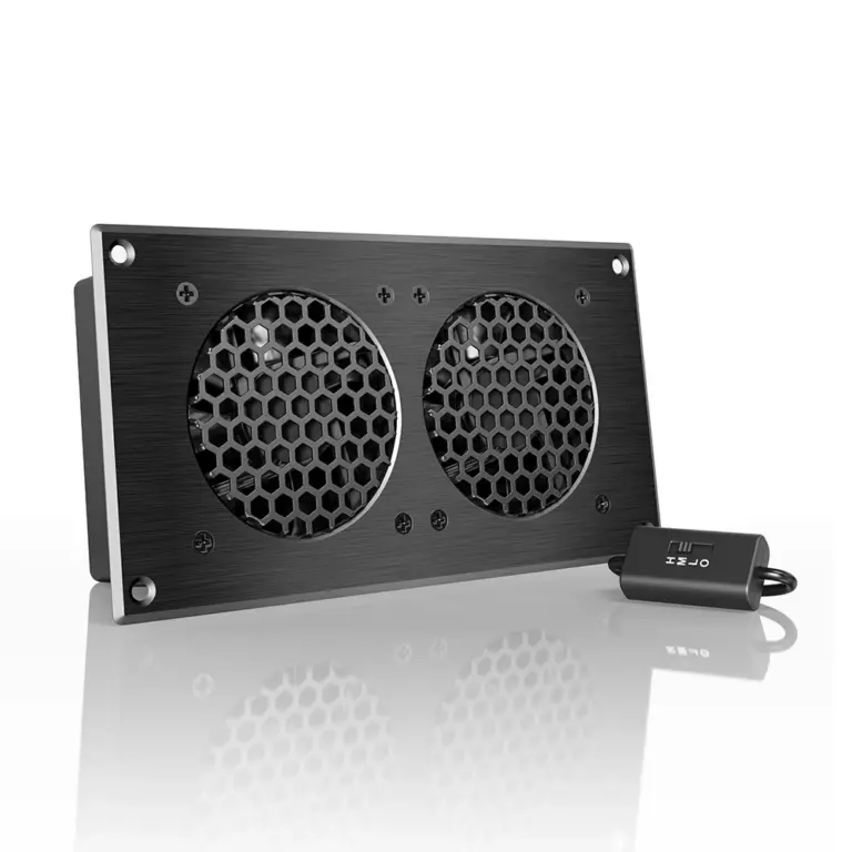AC Infinity AIRPLATE S5 slank skapvifte sett forfra
