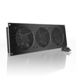 AC Infinity AIRPLATE S9 skapvifte med tre vifter sett forfra