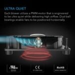 Multifan S2, Blåse USB-vifte, 120 mm - Bilde 3