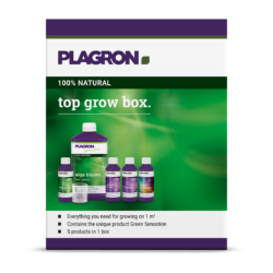 Plagron Top Grow Box 100% Natural – Komplett Næringskit for 1 m²