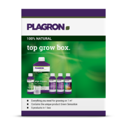 Plagron Top Grow Box 100% Natural – Komplett Næringskit for 1 m²