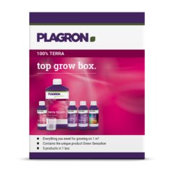 Plagron Top Grow Box 100% Terra – Komplett Næringskit for 1 m²