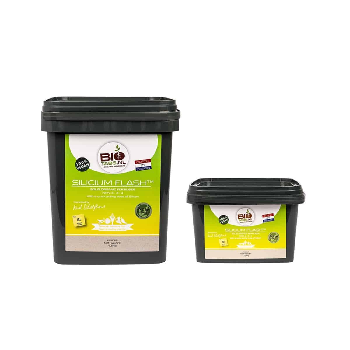 BioTabs Silicium Flash – Rasktvirkende Organisk Gjødsel og Jordforbedrer (NPK 4-3-3)
