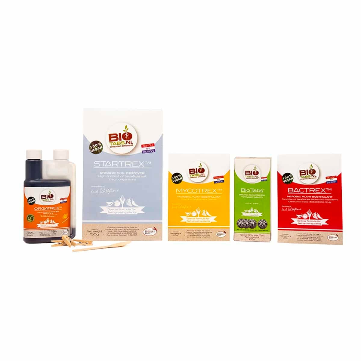 BioTabs Starter Pack – Komplett Pakke for 100 % Organisk Dyrking